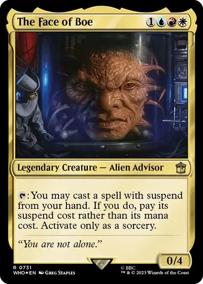 The Face of Boe