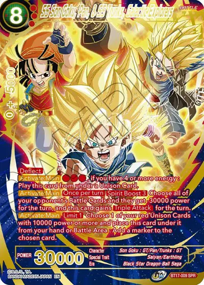 SS Son Goku, Pan, & SS Trunks, Galactic Explorers