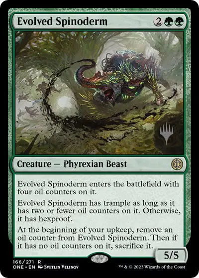 Evolved Spinoderm