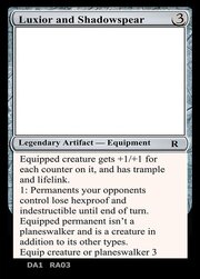 Luxior and Shadowspear