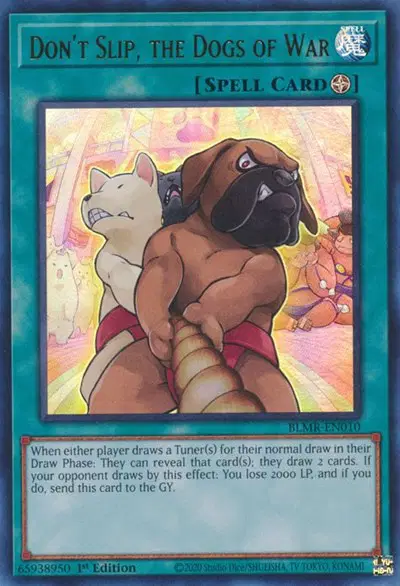 Don’t Slip, the Dog of War