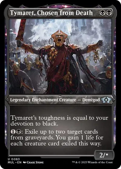 Tymaret, Chosen from Death