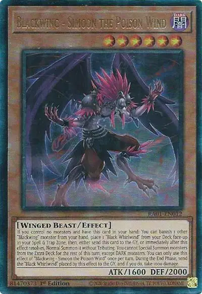 Blackwing - Simoon the Poison Wind