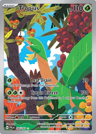 Auction card for Tropius