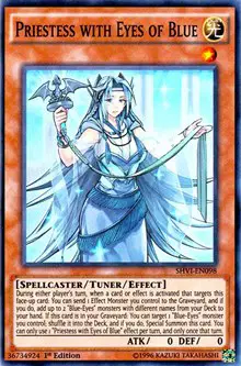 Priestess with Eyes of Blue