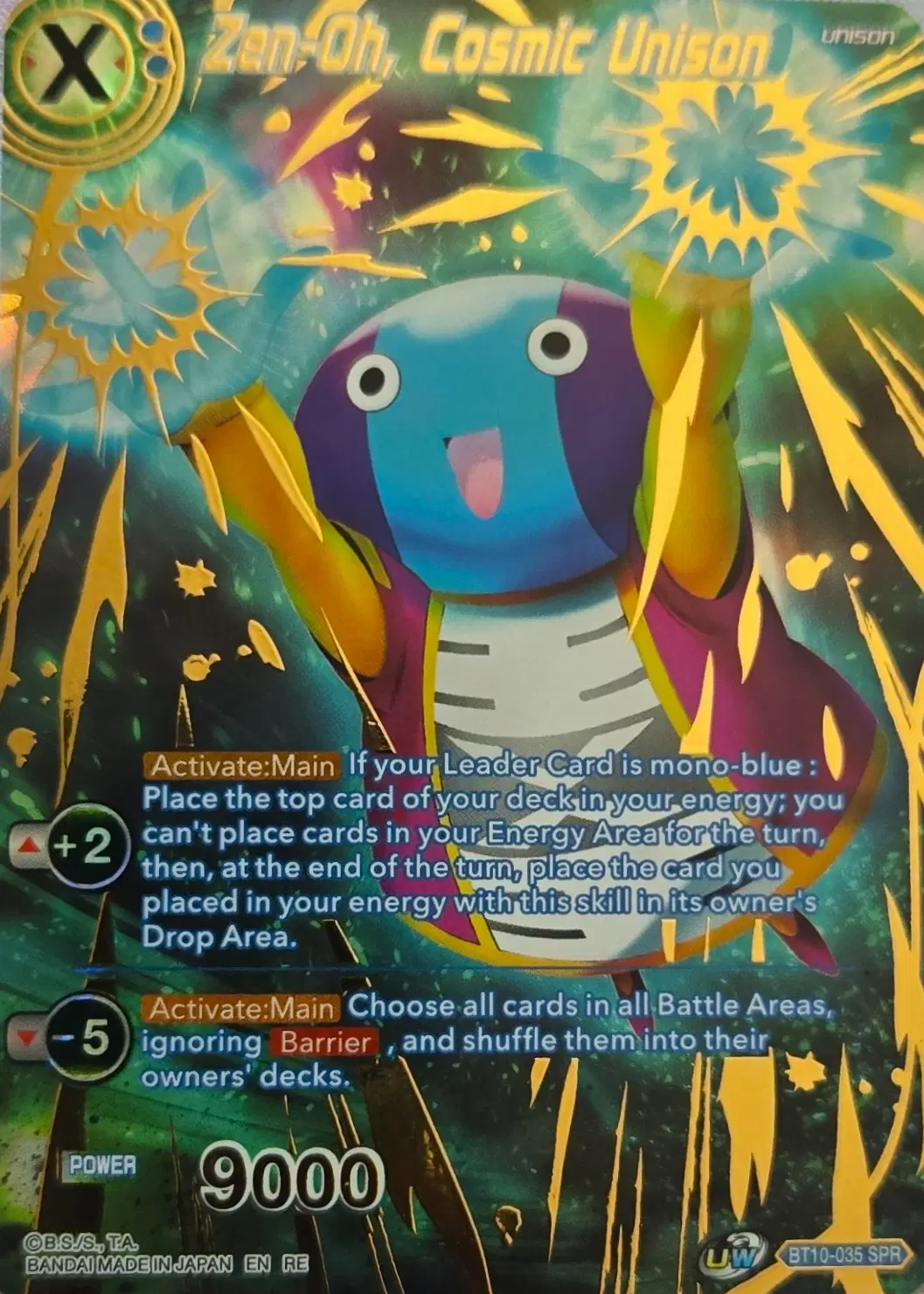 Zen-Oh, Cosmic Unison