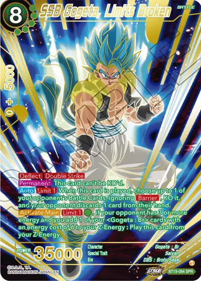 SSB Gogeta, Limits Broken