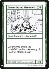 Domesticated Mammoth