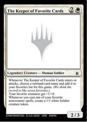The Keeper of Favorite Cards