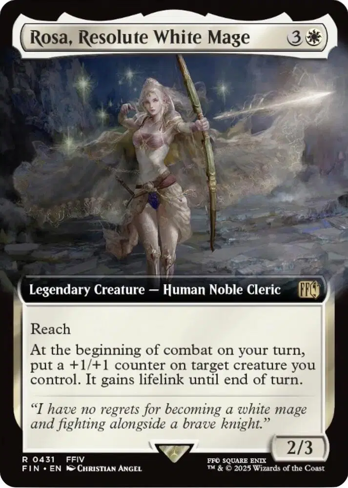 Rosa, Resolute White Mage