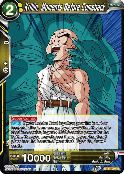 Krillin, Moments Before Comeback