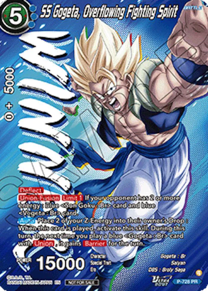 SS Gogeta, Overflowing Fighting Spirit