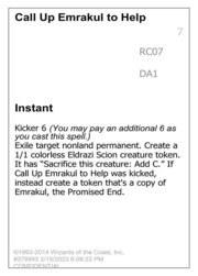 Call Up Emrakul to Help