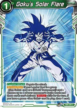 Goku's Solar Flare