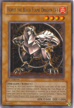 Horus the Black Flame Dragon LV4