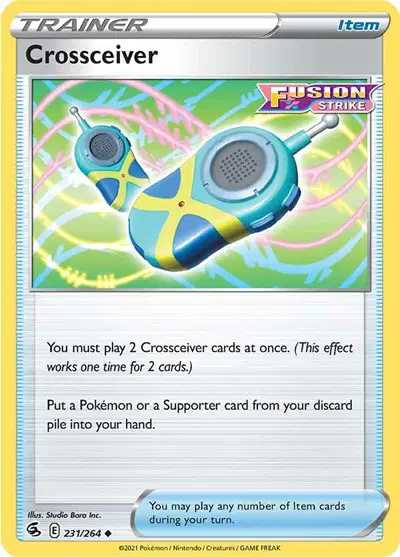 Auction card for Crossceiver