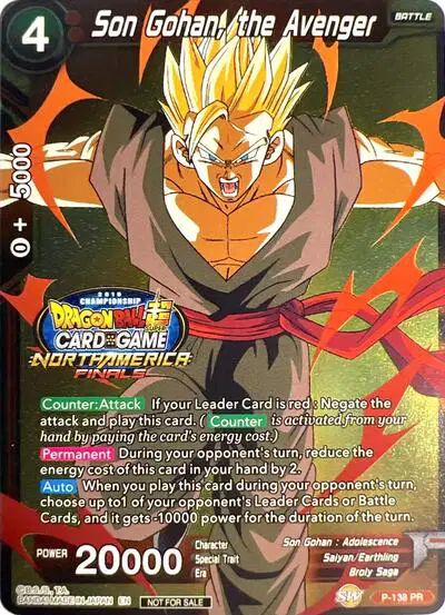 Son Gohan, the Avenger