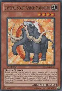 Crystal Beast Amber Mammoth