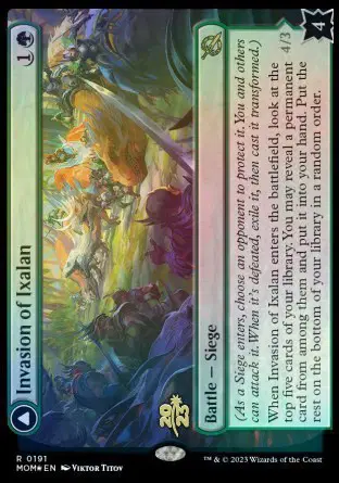Invasion of Ixalan // Belligerent Regisaur