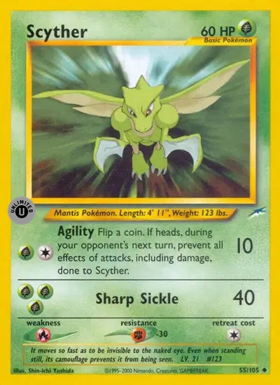 Auction card for Scyther