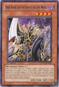 Dark Blade the Captain of the Evil World