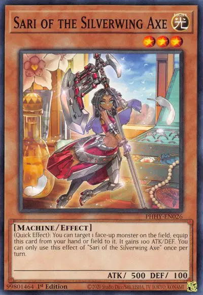 Sari of the Silverwing Axe