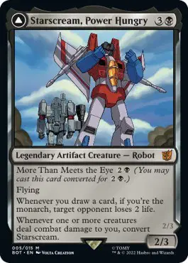 Starscream, Power Hungry // Starscream, Seeker Leader