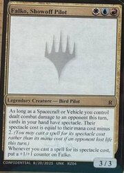 Falko, Showoff Pilot