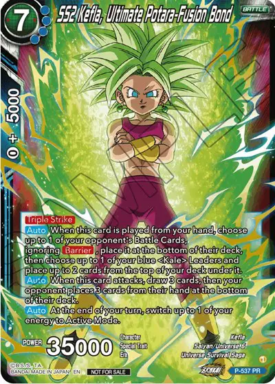 SS2 Kefla, Ultimate Potara-Fusion Bond