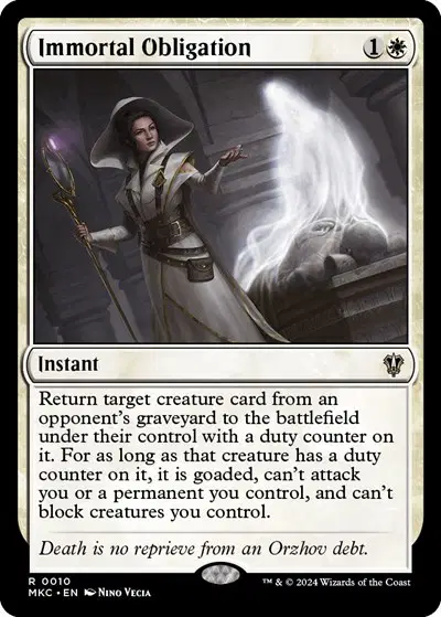 Immortal Obligation