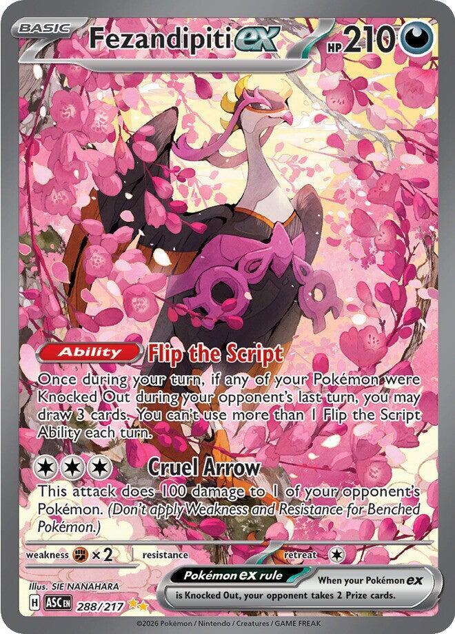 Auction card for Fezandipiti ex