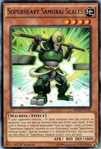 Superheavy Samurai Scales