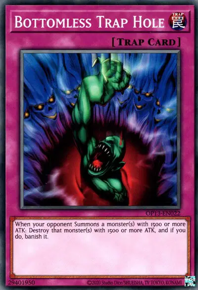 Bottomless Trap Hole