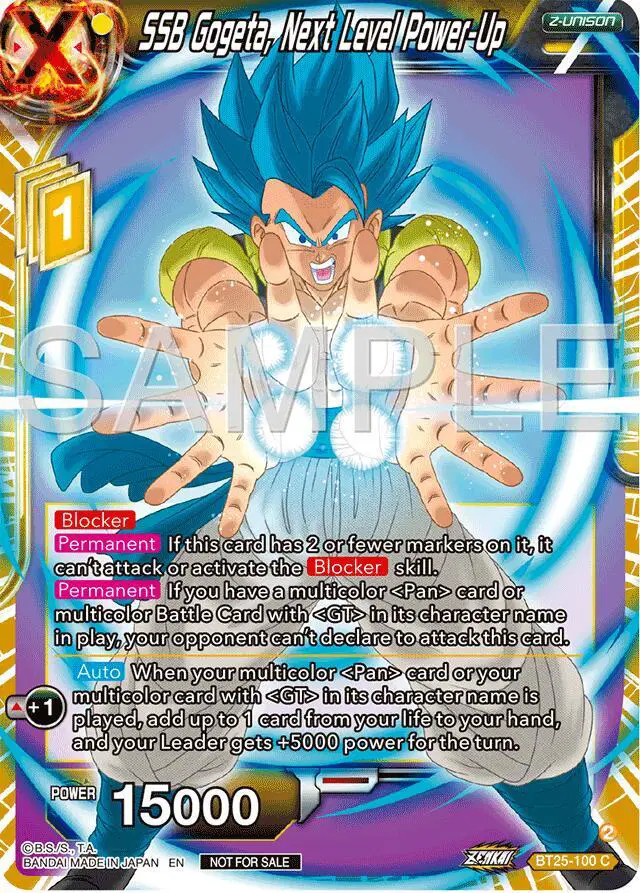 SSB Gogeta, Next Level Power-Up