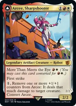 Arcee, Sharpshooter // Arcee, Acrobatic Coupe