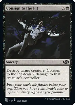 Consign to the Pit