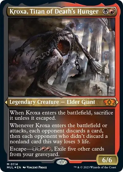 Kroxa, Titan of Death's Hunger