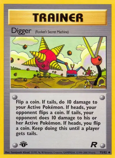Auction card for Digger