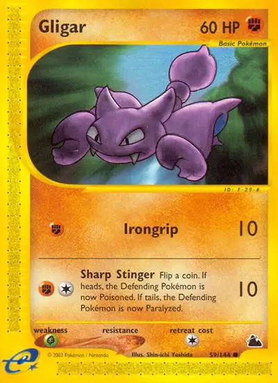 Auction card for Gligar