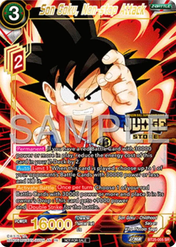 Son Goku, Non-stop Attack