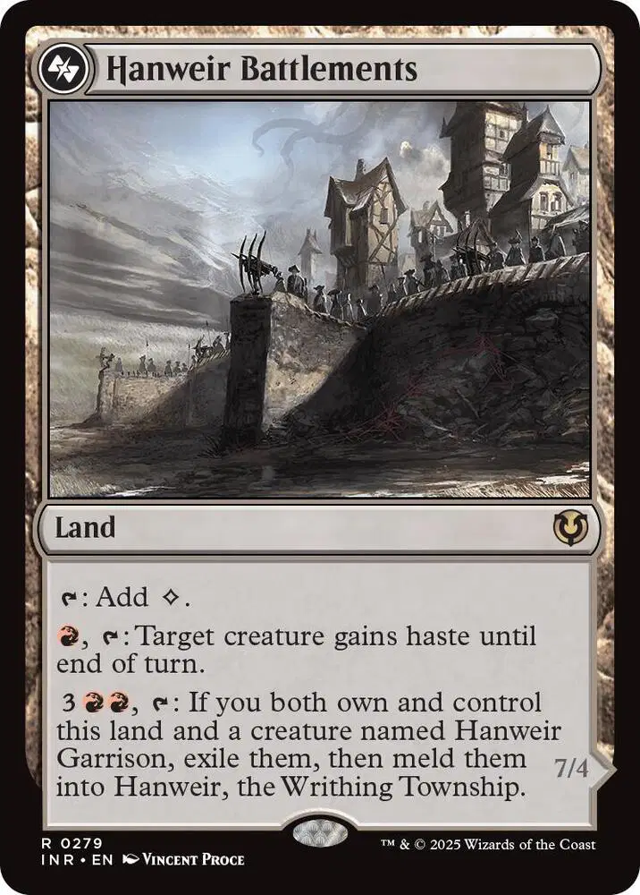 Hanweir Battlements // Hanweir, the Writhing Township