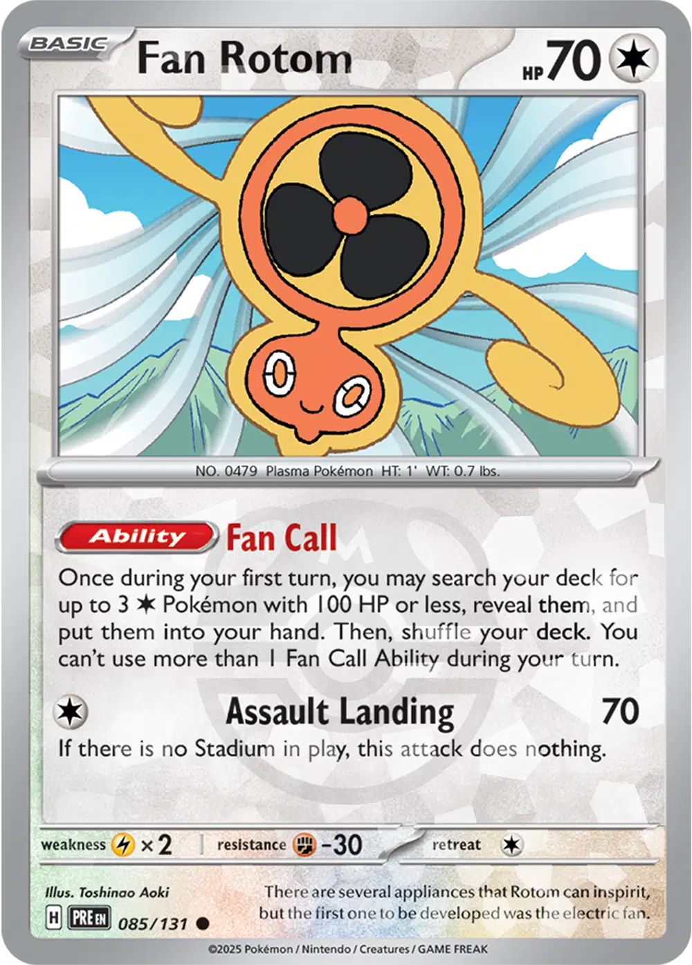 Auction card for Fan Rotom (Master Ball Pattern)