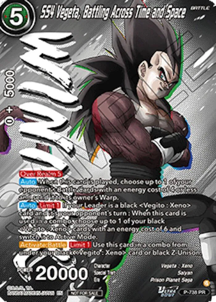 SS4 Vegeta, Battling Across Time and Space