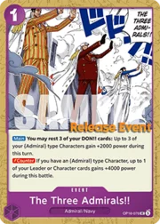 The Three Admirals!!