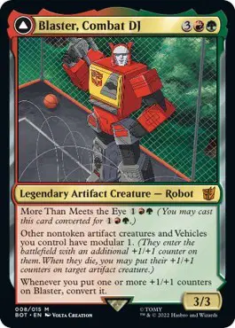 Blaster, Combat DJ // Blaster, Morale Booster