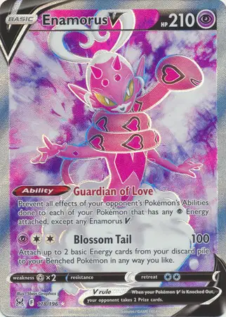 Auction card for Enamorus V (Full Art)