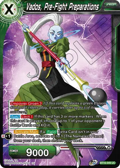 Vados, Pre-Fight Preparations