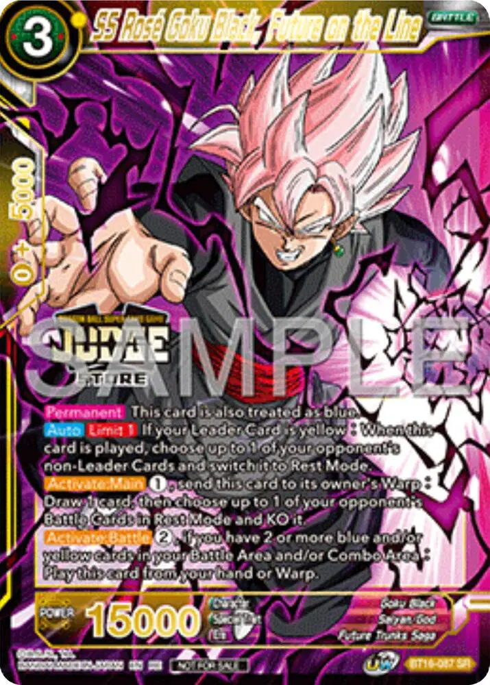 SS Rose Goku Black, Future on the Line