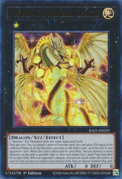 Number 100: Numeron Dragon