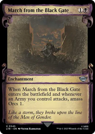 March from the Black Gate